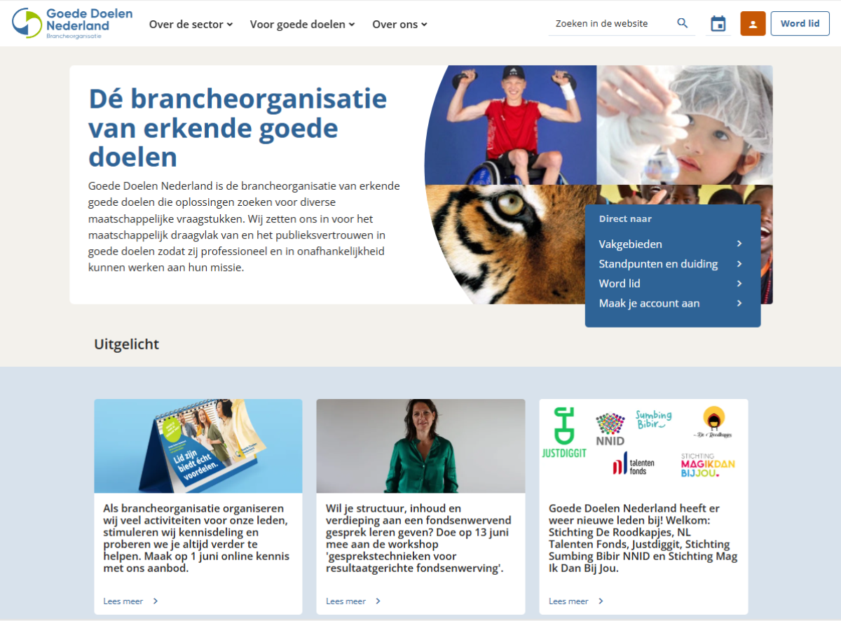 Homepage GDN